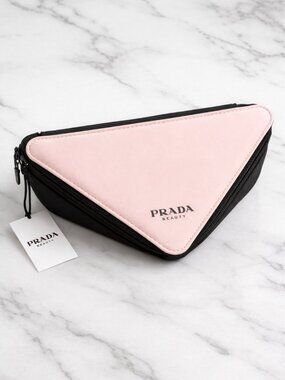 Prada Beauty Triangle-Shaped Cosmetic-Travel Case